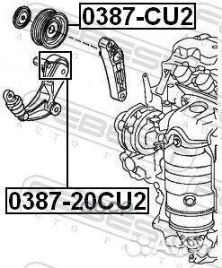 Ролик натяжной ремня генератора (honda CR-V RE3
