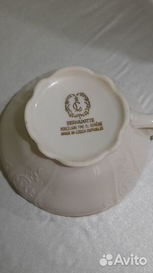 Чайная пара новая, фирма Веrnadotte, Чехия