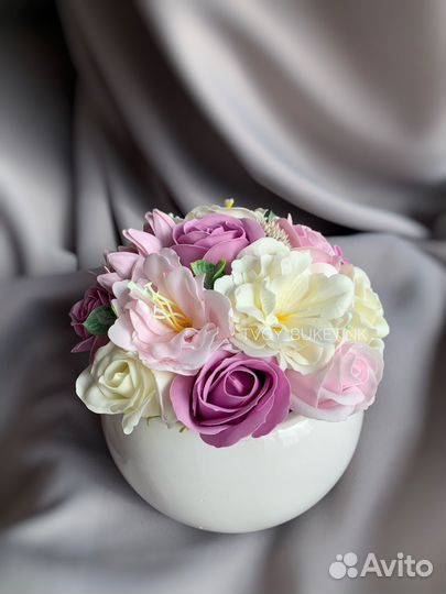 Букет цветов из мыла