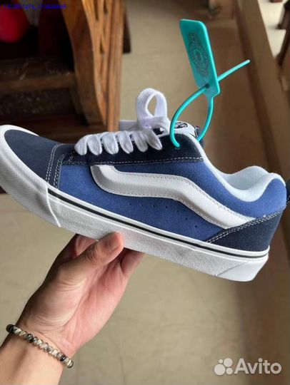 Кроссовки Vans Knu Skool синие оригинал Poizon