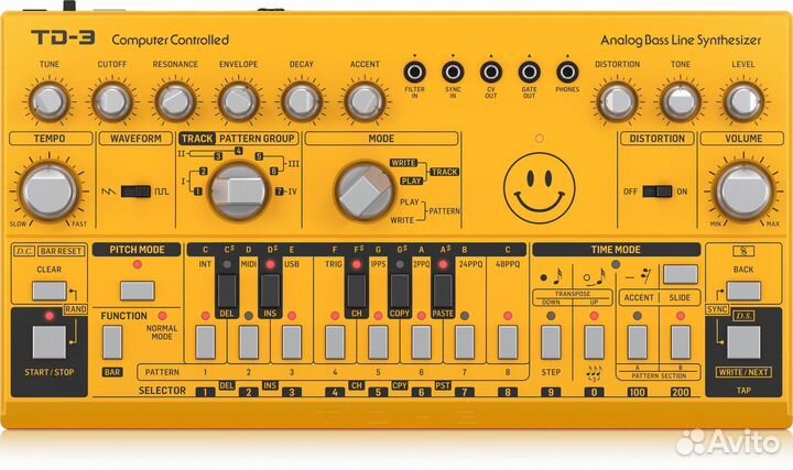 Аналоговый басовый синтезатор Behringer TD-3-AM