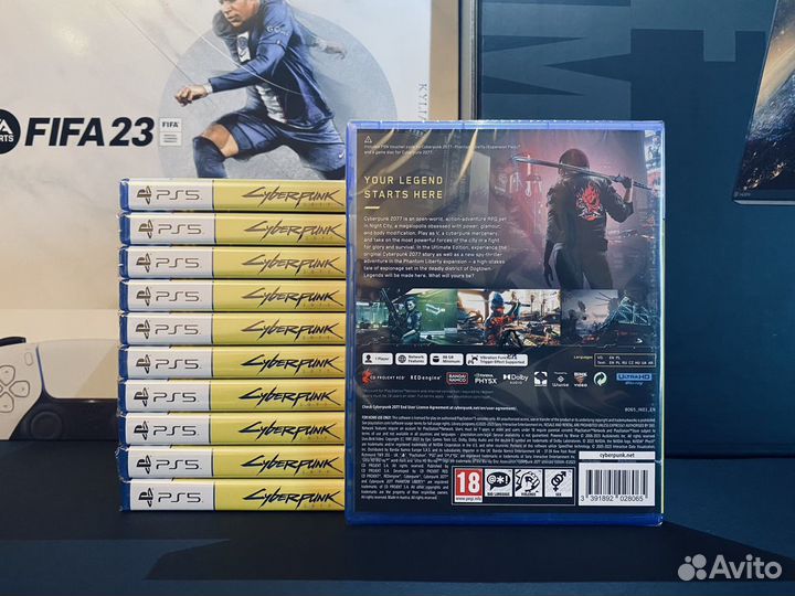 Cyberpunk 2077 Ultimate Edition ps5 диск