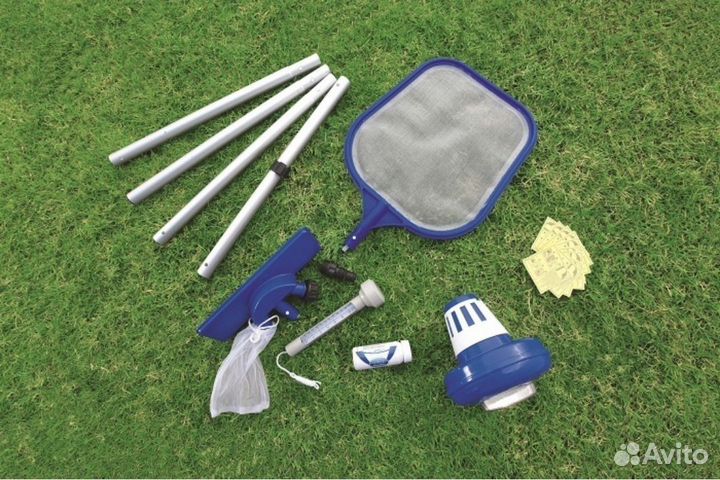 Набор 7 в 1 для уборки и ухода за бассейном