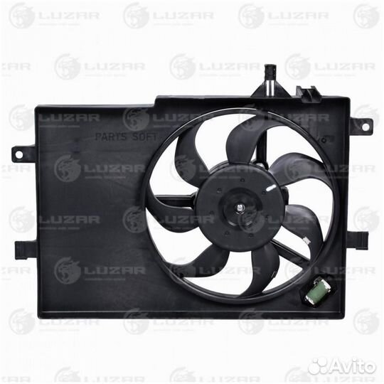 Вентилятор fiat albea 02- 1.2/1.4 охлаждения с кож