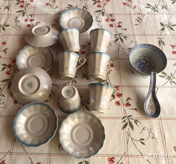 Сервиз для кофе перламутровый