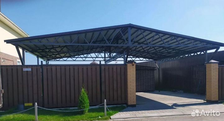 Навес под ключ