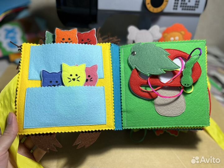 Книга из фетра