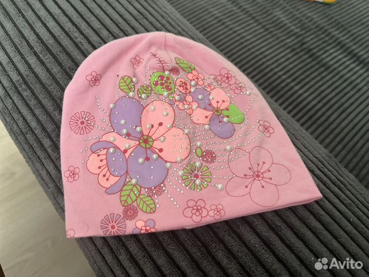 Шапка на девочку 1 год