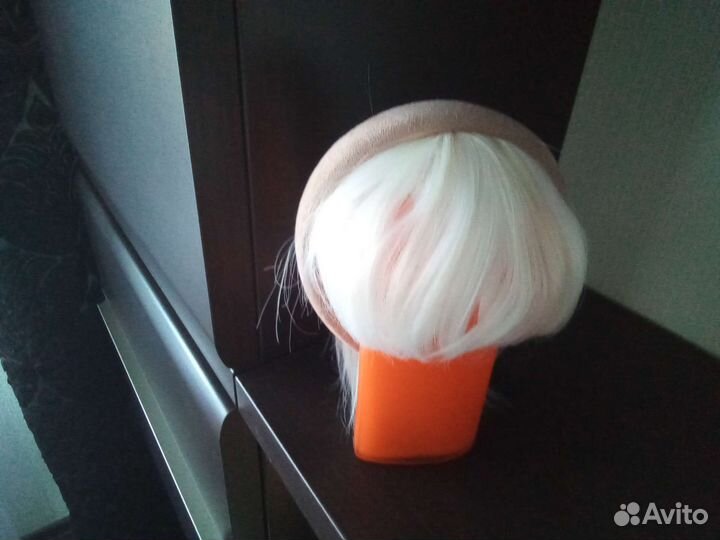 Накладная челка с ободком