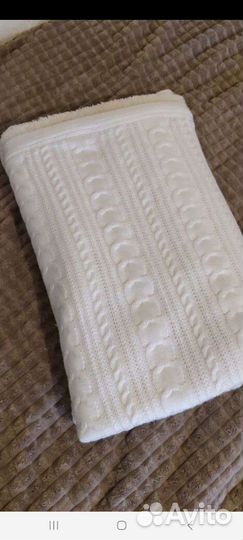 Плед детский вязаный