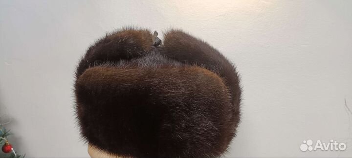 Норковая шапка мужская