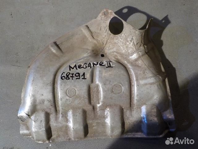 Кожух выпускного коллектора renault megane 2