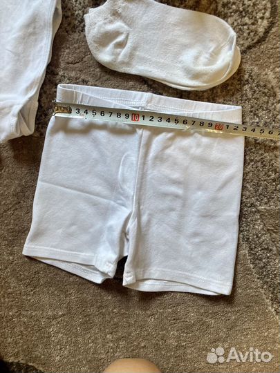 Купальники гимнастические 128, шорты, чешки