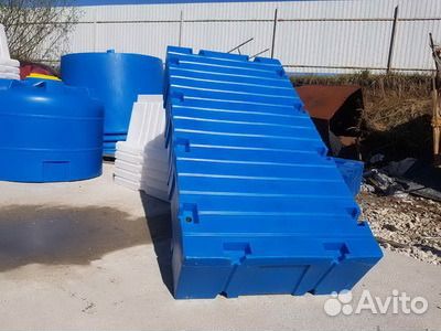 Понтон модульный пластиковый 2000x1000x400мм