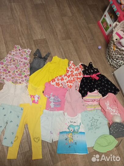 Вещи пакетом на девочку 92 98