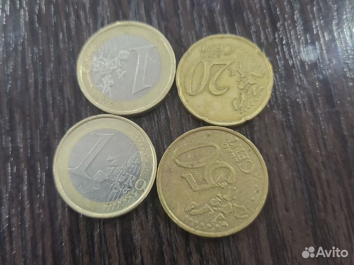 Монеты евро