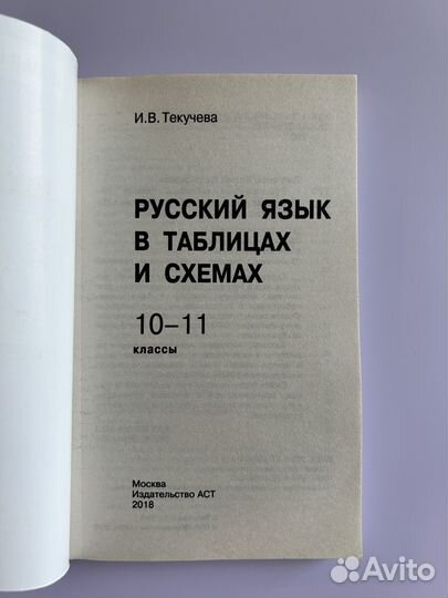 Справочник по русскому языку И.В. Текучева