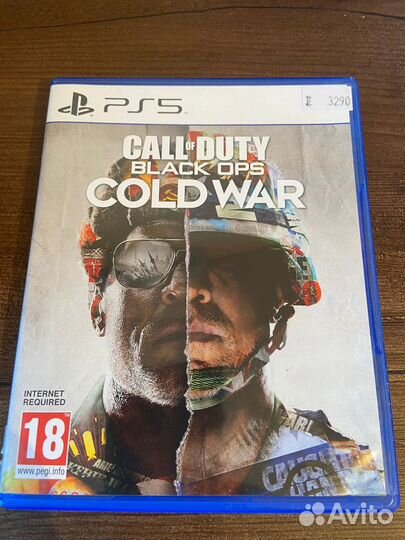 Диск с игрой CoD Cold War Ps5