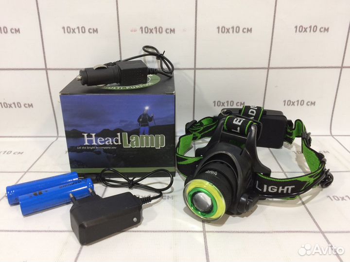 Фонарь налобный LED