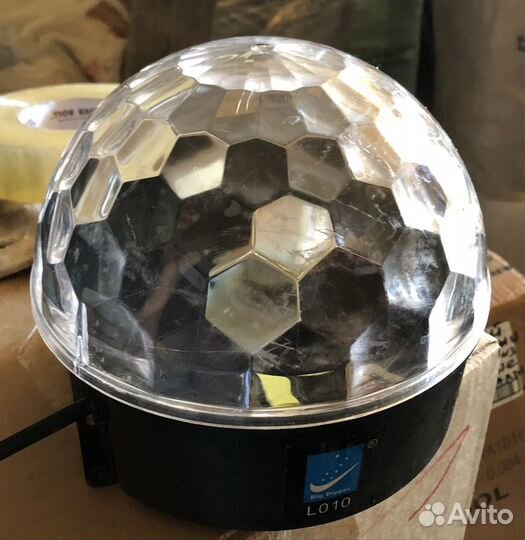 Большой шар цветомузыка