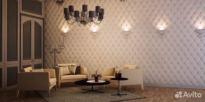 Гипсовая 3D панель 