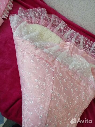 Конверт и одеяло на выписку