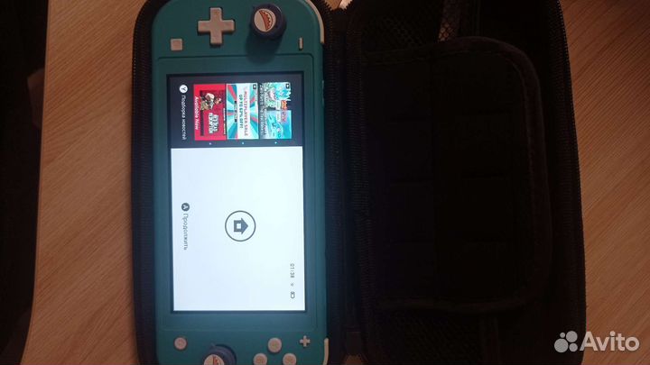 Nintendo switch lite + sd card+ игра