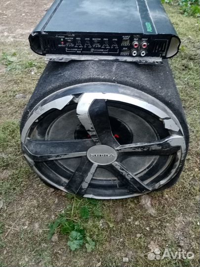 Сабвуфер и усилитель бу