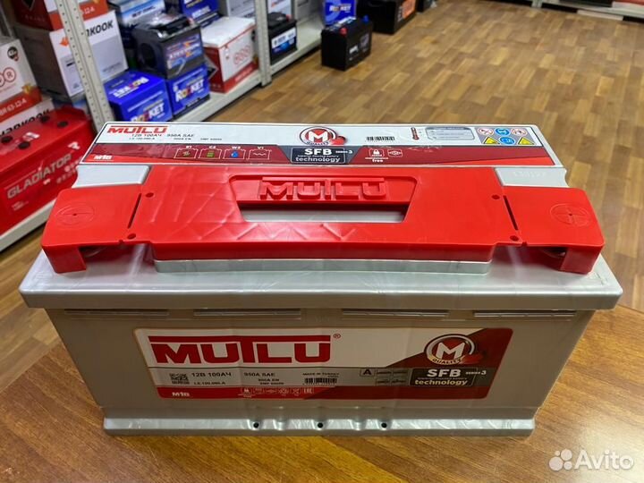 Аккумулятор 100 Ач Mutlu на Fiat Ducato Sprinter