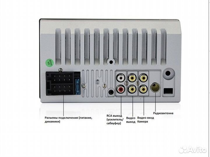 Магнитола 2din 7 дюймов
