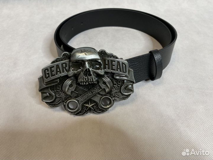 Ремень байкерский в стиле Harley Davidson