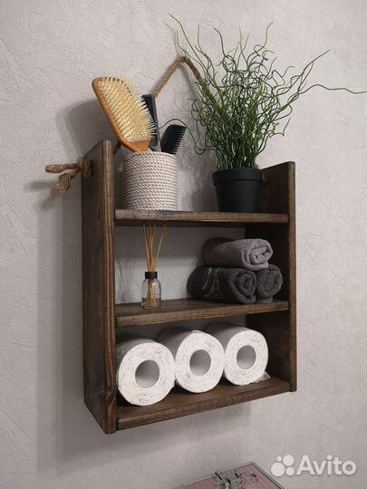 Полка настенная навесная лофт