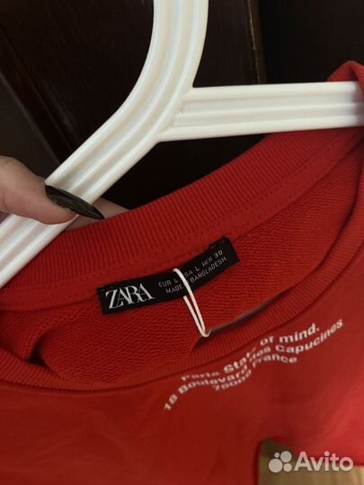 Кроп топ zara