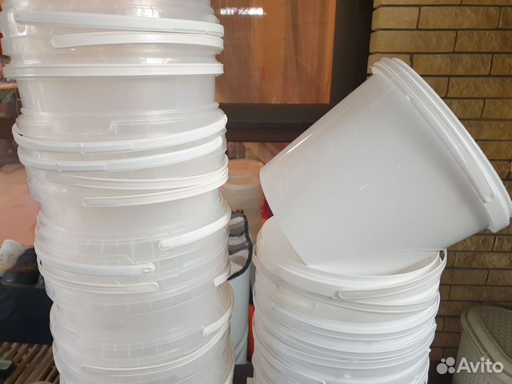 Ведра платик бу 5 литров