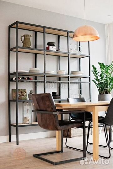 Стеллаж в стиле лофт