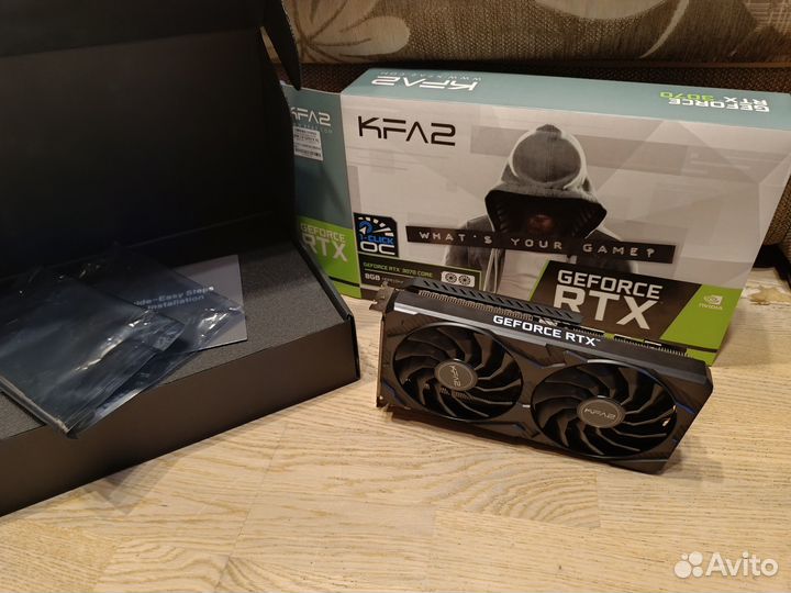 KFA2 GeForce RTX 3070 core 37NSL6MD2KOK