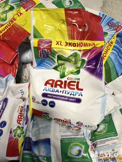 Стиральные порошки Ариэль, Персил