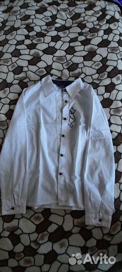 Блузка белая школьная