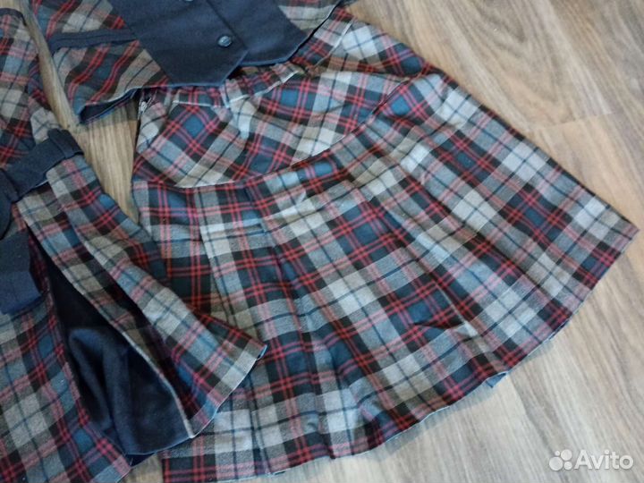 Школьная форма для девочки 128 синяя