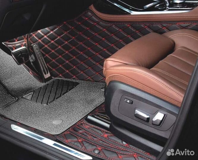 3D Коврики Range Rover Салон Багажник из Экокожи