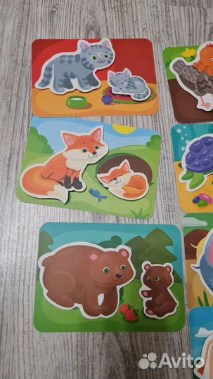 Игра на липучках, липучки plastic мама и малыш