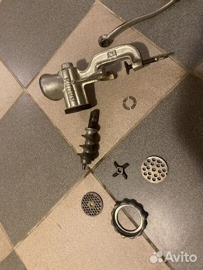 Мясорубка ручная СССР чугунная