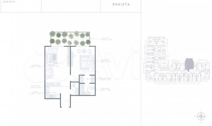 1-к. квартира, 77 м² (ОАЭ)