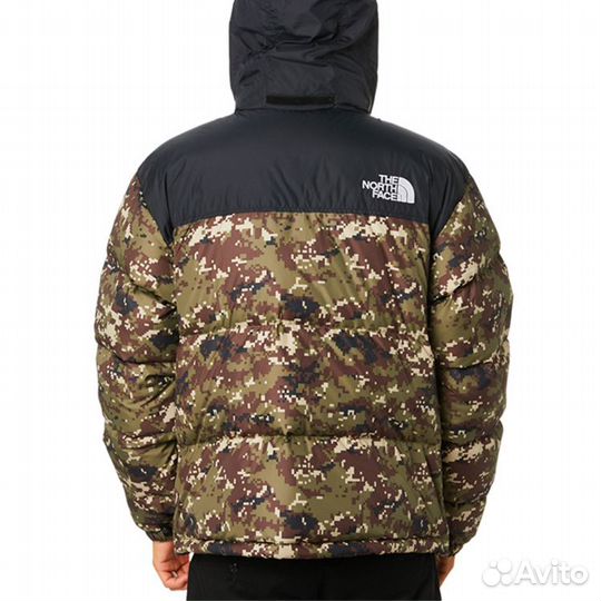 THE north face 1996 Collection Down Jacket Unisex Green Camouflage (XS)(88)