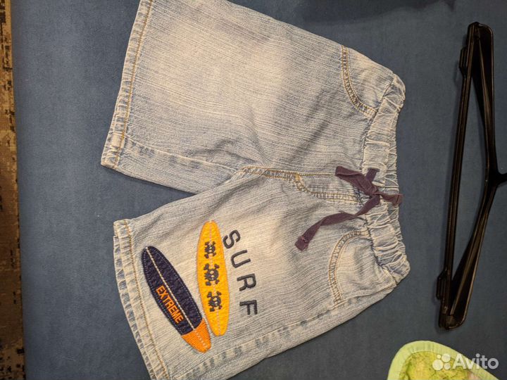 Шорты джинсовые на мальчика на рост 128