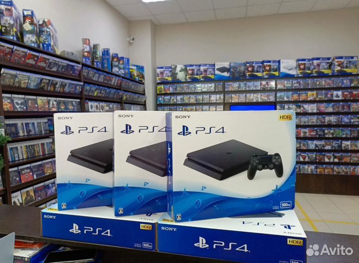 Sony ps4+прошита+3500 игр/гарантия