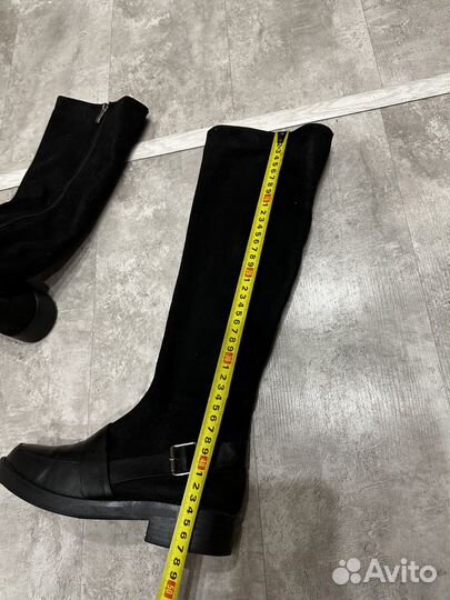 Сапоги женские высокие демисезонные 37
