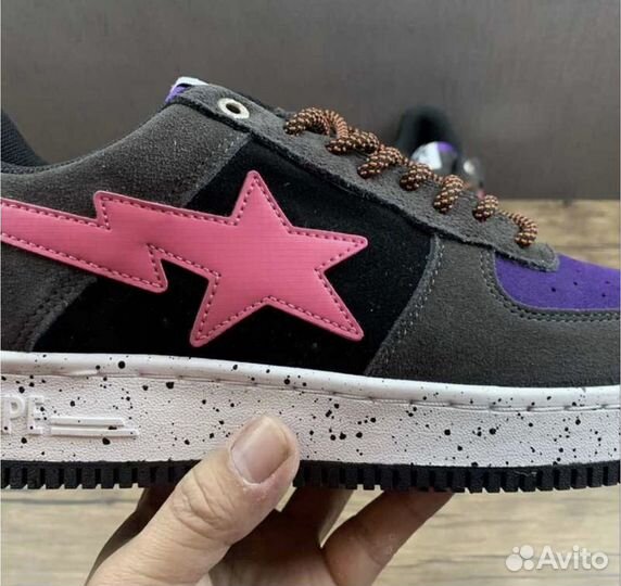 Bape Sta M1 «Black Pink» р.36,37,38,40 натуралки