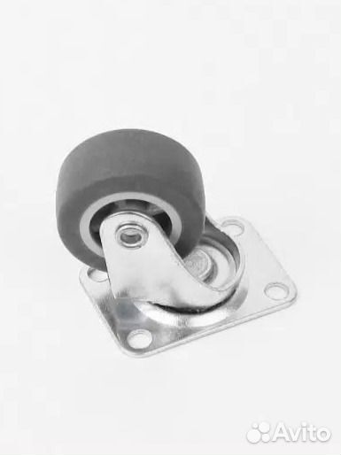 Колесо мебельное поворотное 25мм на платформе