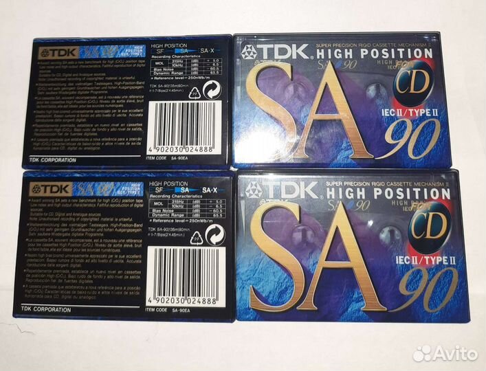 Аудиокассеты кассеты TDK SA 90 хром